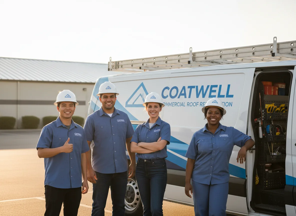Commercial roof coating company in Dane, WI